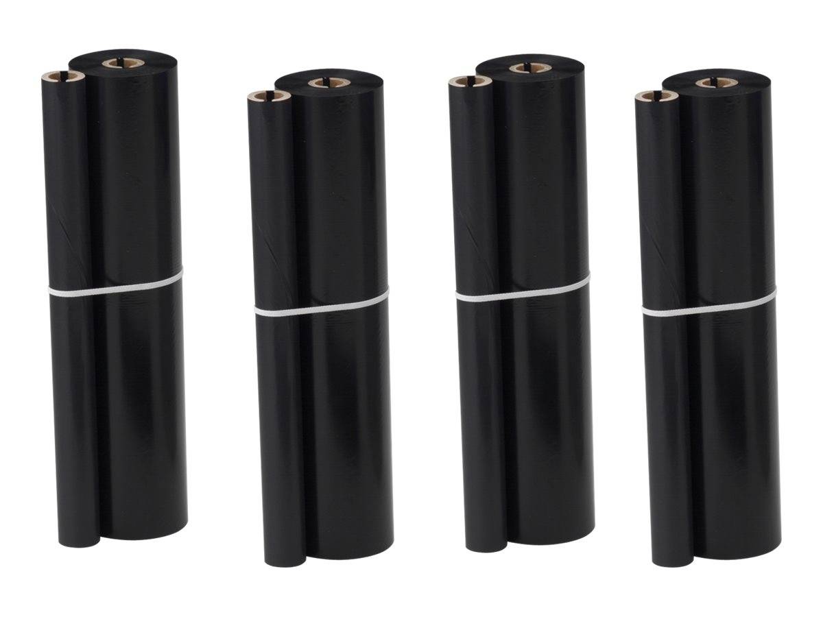 Brother 4er-Pack - Schwarz - Thermotransfer-Farbband-4
