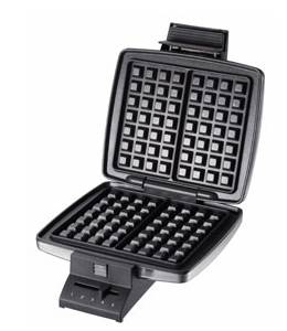 Cloer 1445 - Waffeleisen - 930 W - rostfreier Edelstahl (1445)-2