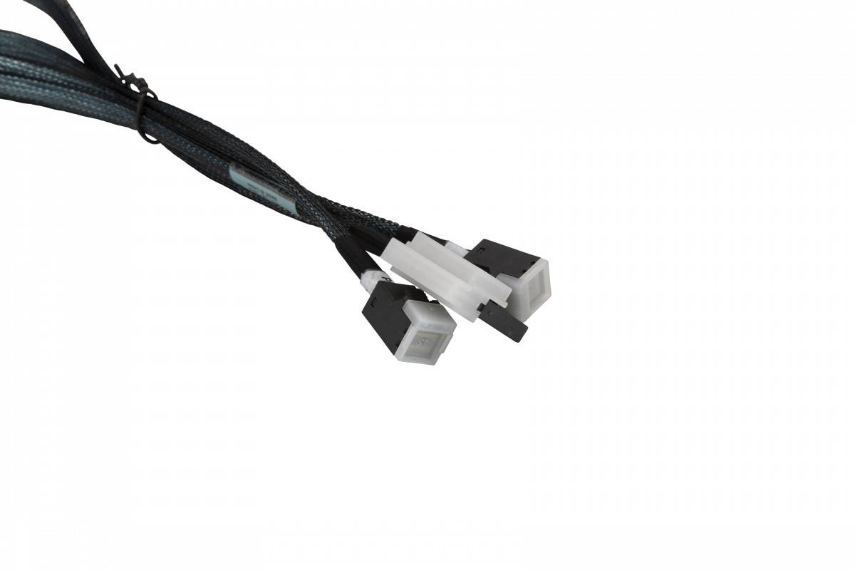 Supermicro - Internes SAS-Kabel - Slim SAS (SFF-8654) (M) bis Mini SAS HD (SFF-8643) - 70 cm-3