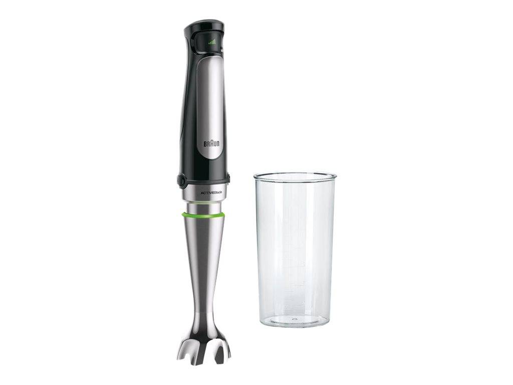 Braun MQ 7000X 0,6 L Frullatore ad immersione 1000 W Nero, Acciaio satinato-3