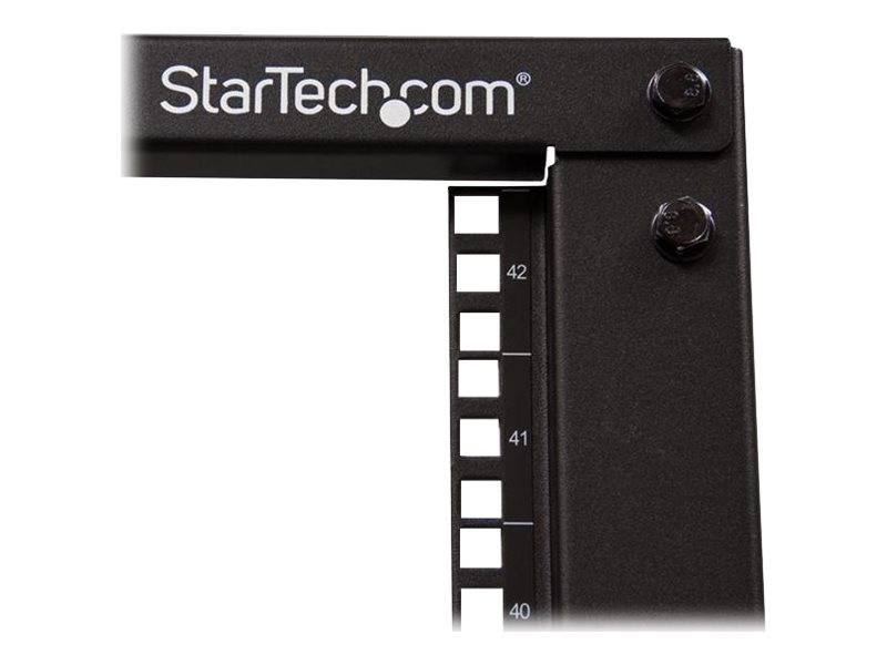 StarTech.com Server Rack a 4 Montanti 42U Open Frame, Armadio Rack di Rete 19" con Ruote, Rack Server per Apparecchi-4