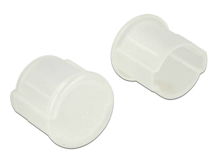 DeLOCK BNC female - Staubschutzhaube - durchsichtig (Packung mit 10)-2