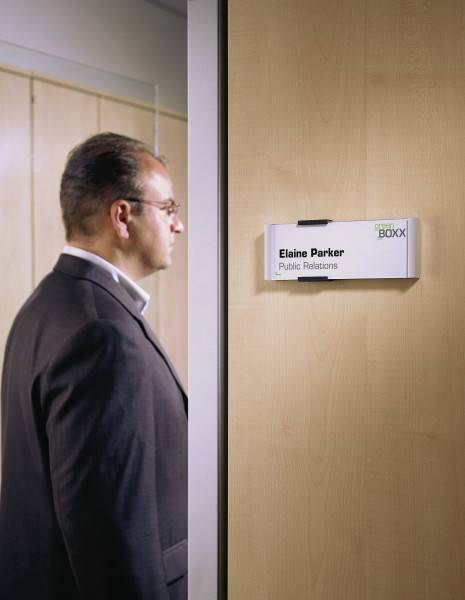 Durable INFO SIGN - Schildhalterung - geeignet für Wandmontage, Türbefestigung-2