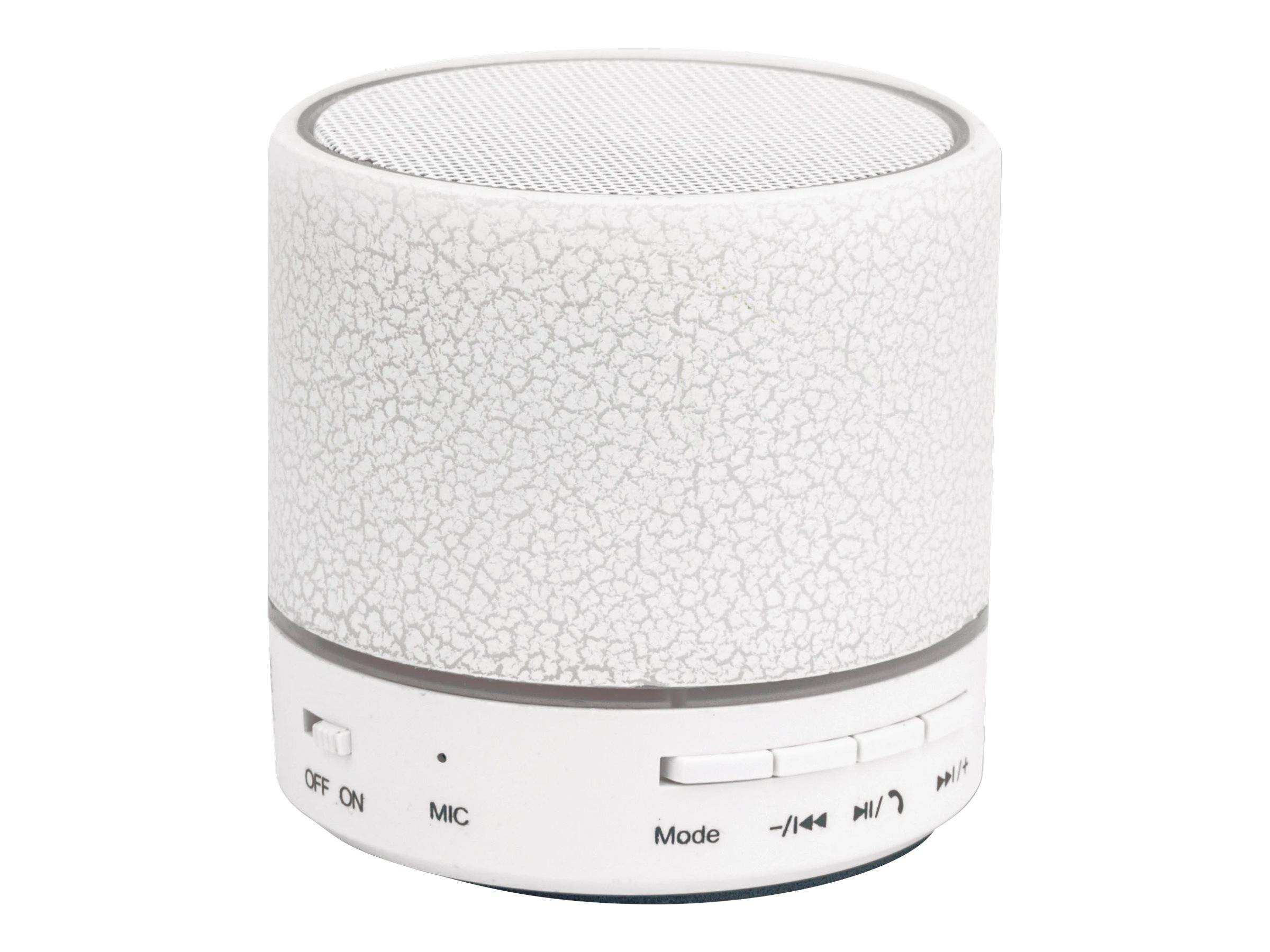 Manhattan 165303 altoparlante portatile e per feste Bianco (LED BLUETOOTH SPEAKER- - MICRO SD READER 3W AUX WHITE)-4