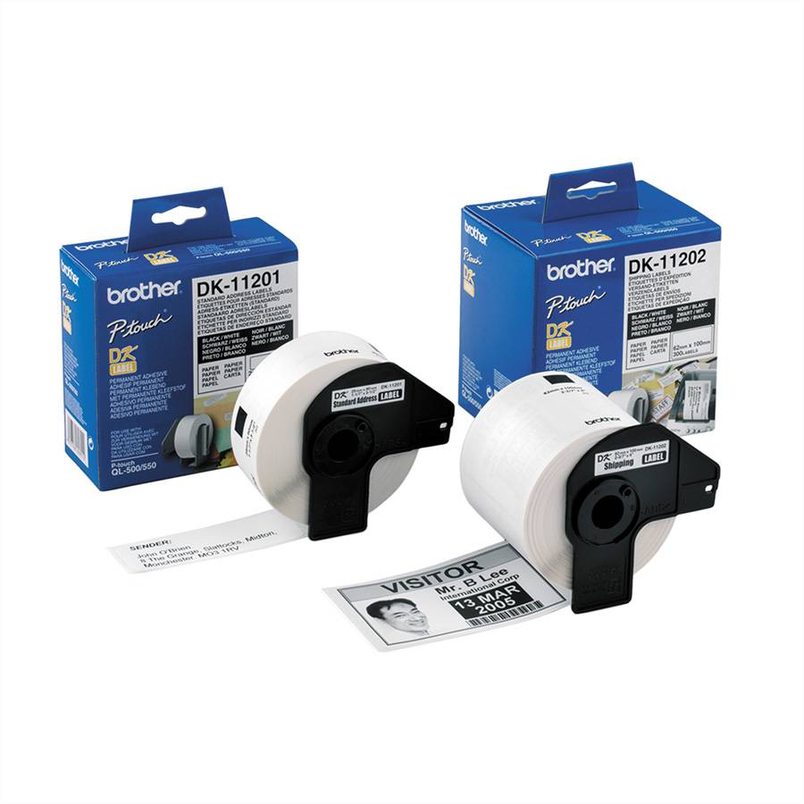 Brother DK-11204 nastro per etichettatrice Nero su bianco DK11204-0
