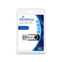 MediaRange MR913 unità flash USB 128 GB USB tipo A 2.0 Nero, Argento (MediaRange USB Micro-Drive - USB flash)-4