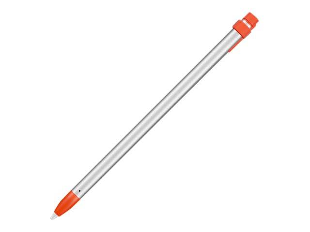 Logitech Digital Pen CRAYON, Lightning, Wireless, argento-arancione per Apple iPad, iPad Mini/Air/Pro dal 2018,...-1