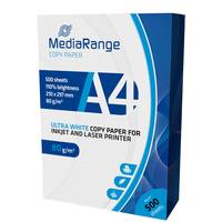 MediaRange MRINK110 carta inkjet A4 [210x297 mm] Opaco 500 fogli Bianco (MediaRange - almindeligt papir - 500 a)-4