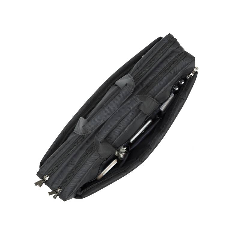 Rivacase 8257 Notebooktasche 43,9 cm (17.3" ) Hartschalenkoffer Schwarz (8257 BLACK)-0