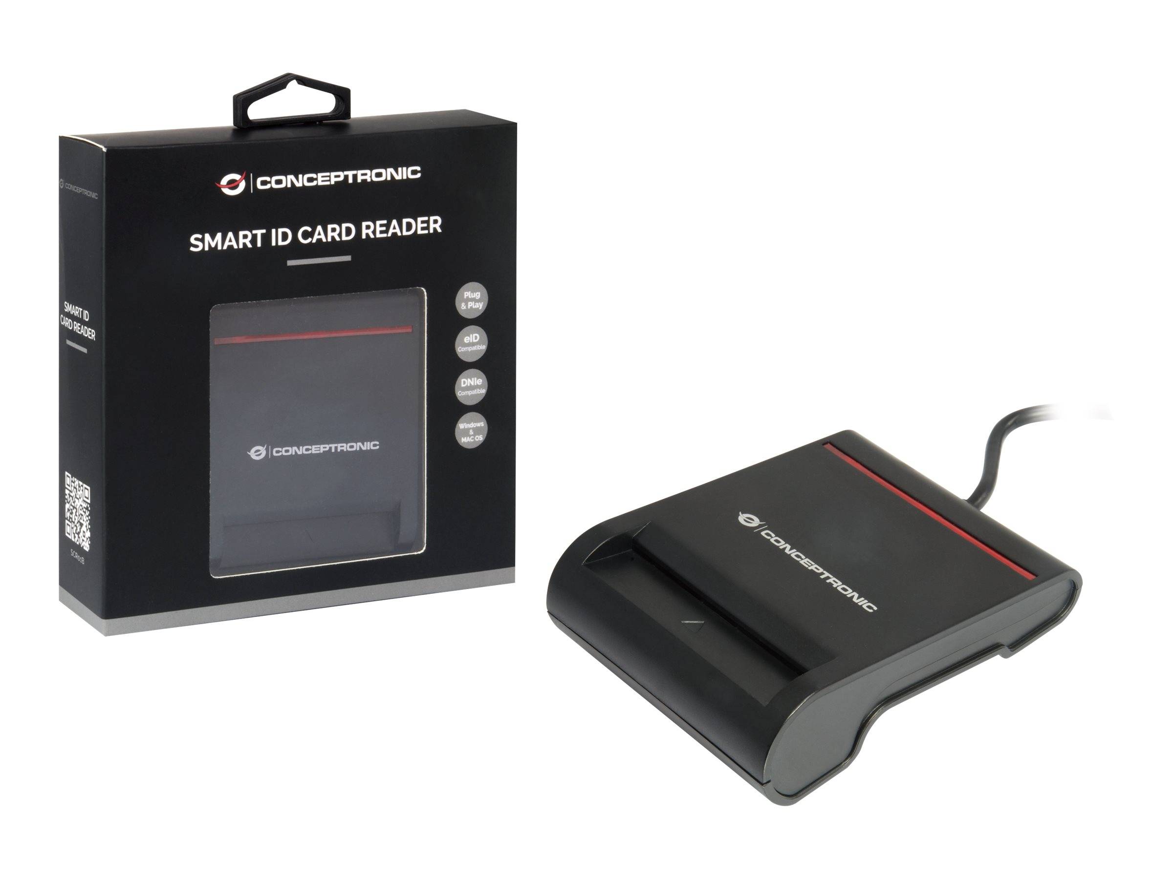 Conceptronic Lettore di schede Smart ID 81.3210-1