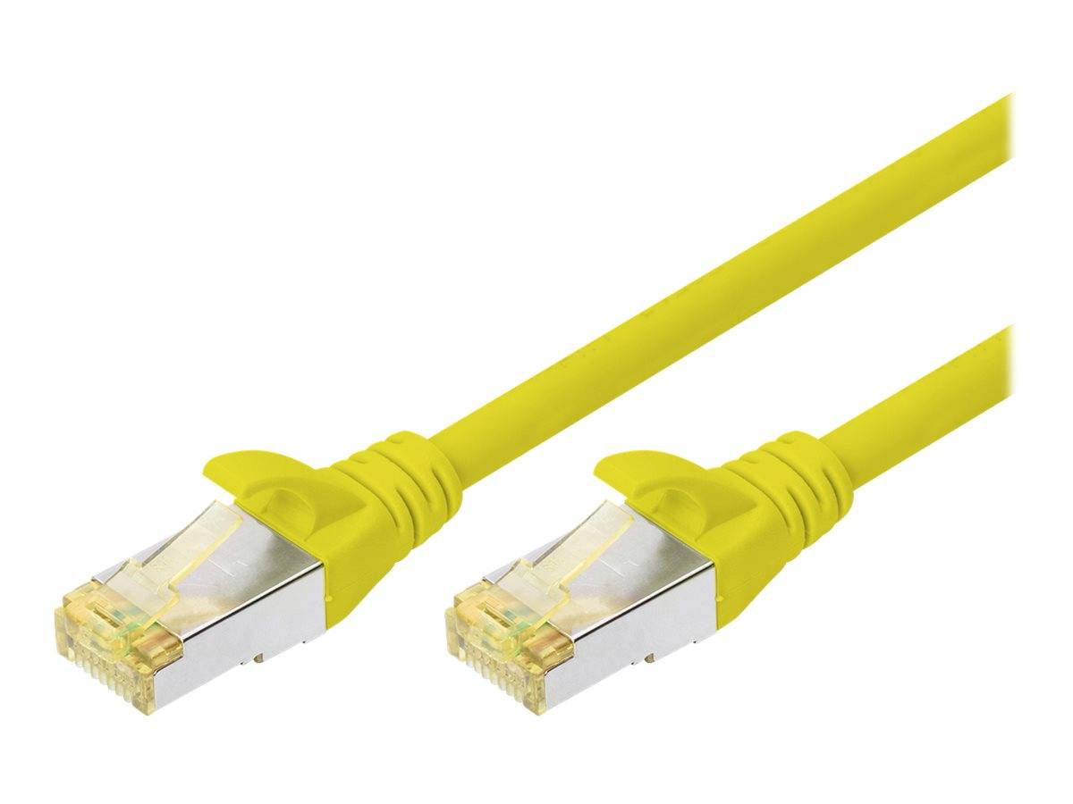 Digitus cavo rete s-ftp cat.6a doppia schermatura lsoh colore giallo mt. 15-1