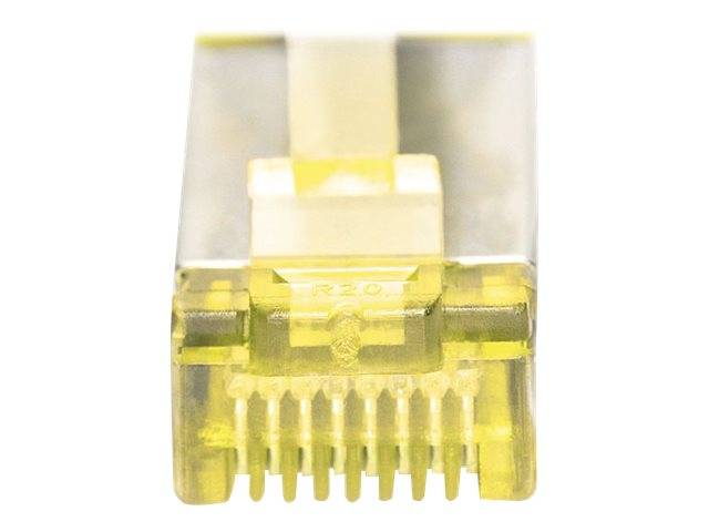 Digitus cavo rete s-ftp cat.6a doppia schermatura lsoh colore giallo mt. 15-2