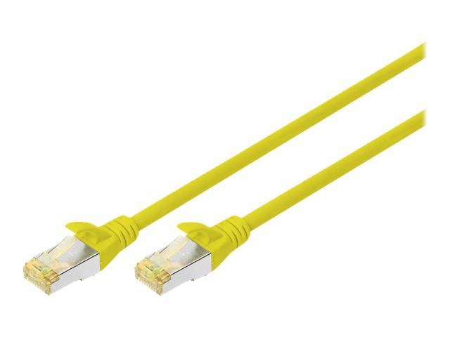 Digitus cavo rete s-ftp cat.6a doppia schermatura lsoh colore giallo mt. 15-3