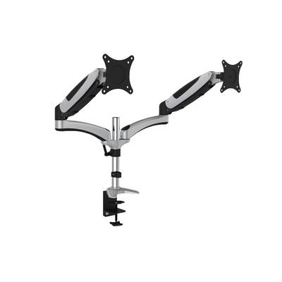 Digitus DA-90353 Supporto da tavolo per monitor 2 Display: (s) 25,4 cm (10") - 68,6 cm (27") Nero Inclinabile, Girevole,-2