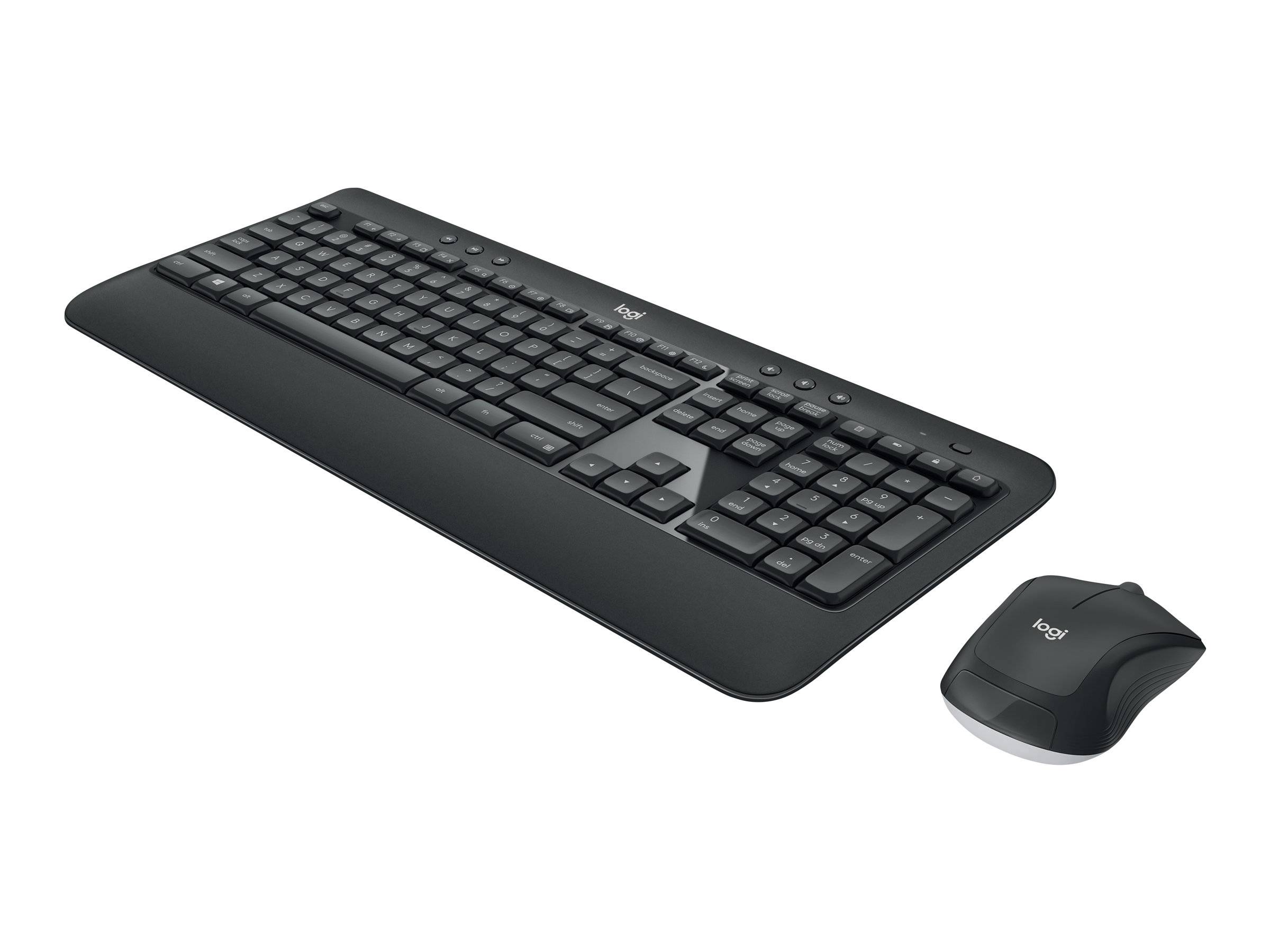 Logitech MK540 Advanced Senza fili Kit tastiera, mouse A prova di schizzi Tedesco, QWERTZ Nero, Bianco-1