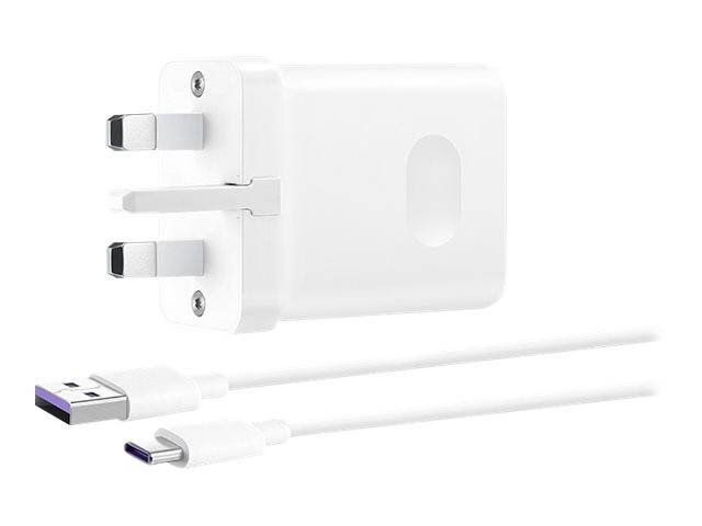 Huawei CP84 - Netzteil - 40 Watt - 4 A - SuperCharge (USB) - weiß (55030369)-0
