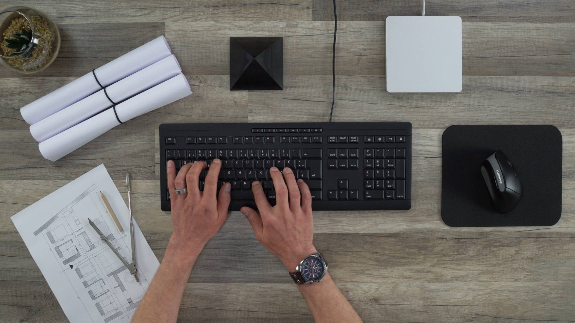 CHERRY Stream USB Tastiera Svizzera, QWERTZ Nero funzione calcolatrice-4