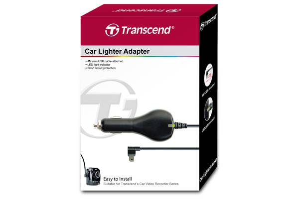 Transcend TS-DPL2 Caricabatterie per dispositivi mobili Nero Accendisigari Auto (Transcend Car Lighter Adapter bilstr?m)-3