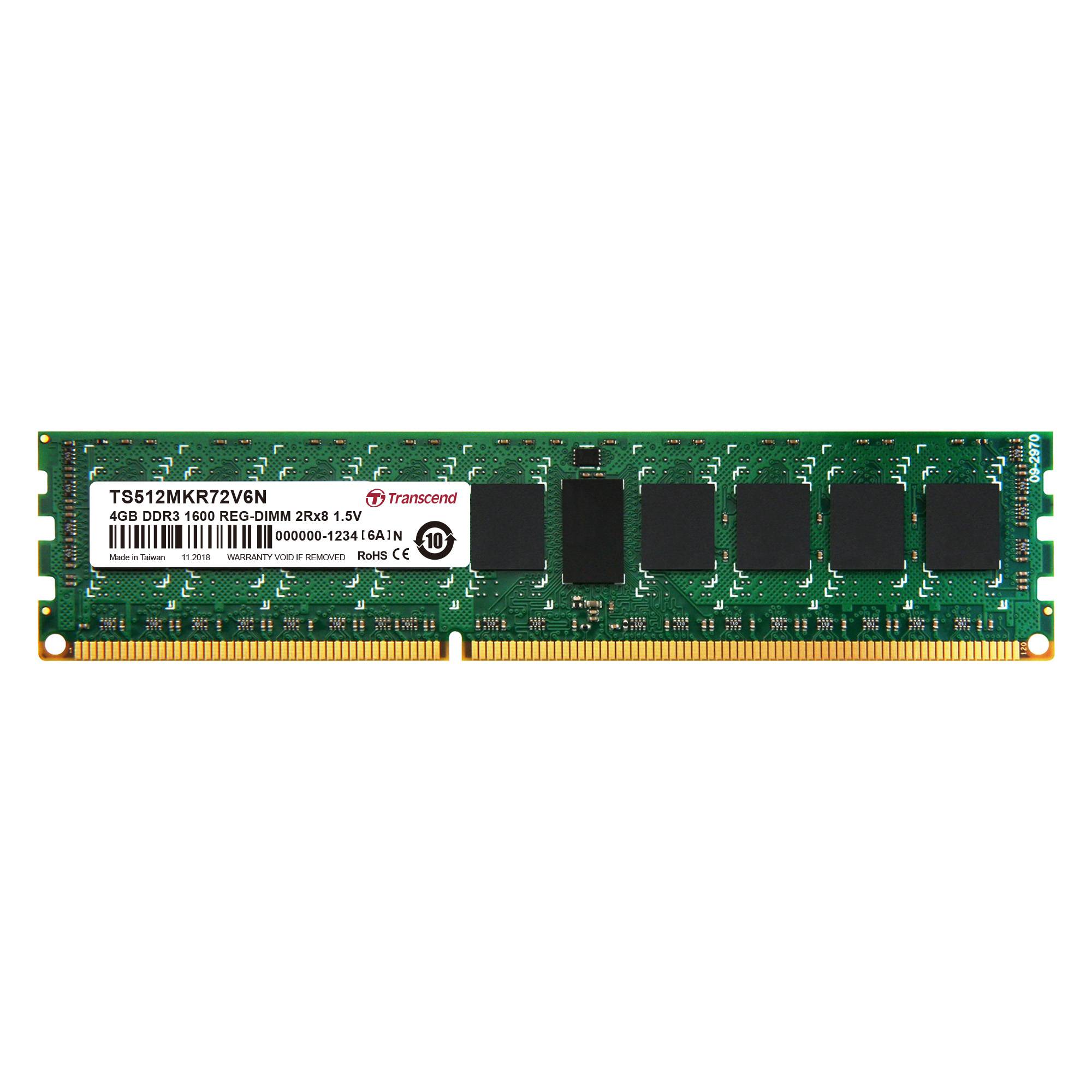 4GB DDR3 1600 REG-DIMM 2RX8-2