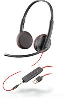 Plantronics Blackwire C3225 binaural Cuffie On Ear via cavo Stereo Nero Riduzione del rumore del microfono, Eliminazione-2
