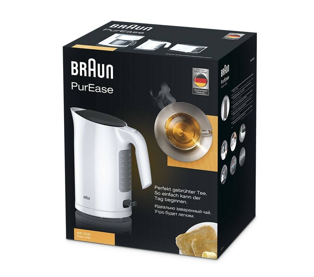 Bollitore Braun WK3100 bianco-2