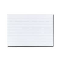 herlitz Karteikarten, DIN A5, liniert, weiß aus Papier, 170 g-qm, holzfrei, Linienfarbe: blau, doppelte (1150507)-4