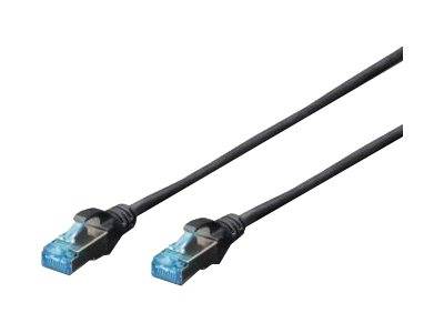 Digitus DK-1532-030/BL RJ45 Cavo di rete, cavo patch CAT 5e SF/UTP 3.00 m Nero coppie intrecciate 1 pz.-2