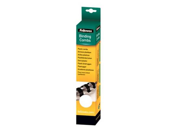 Fellowes 53312 raccoglitore ad anelli A4 Bianco (Fellowes 53312 12mm White Comb 25pk)