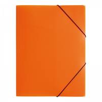 Cartella elastica con morsetto angolare PAGNA A4 Lucy Trend Oe DIN A4 arancione-4