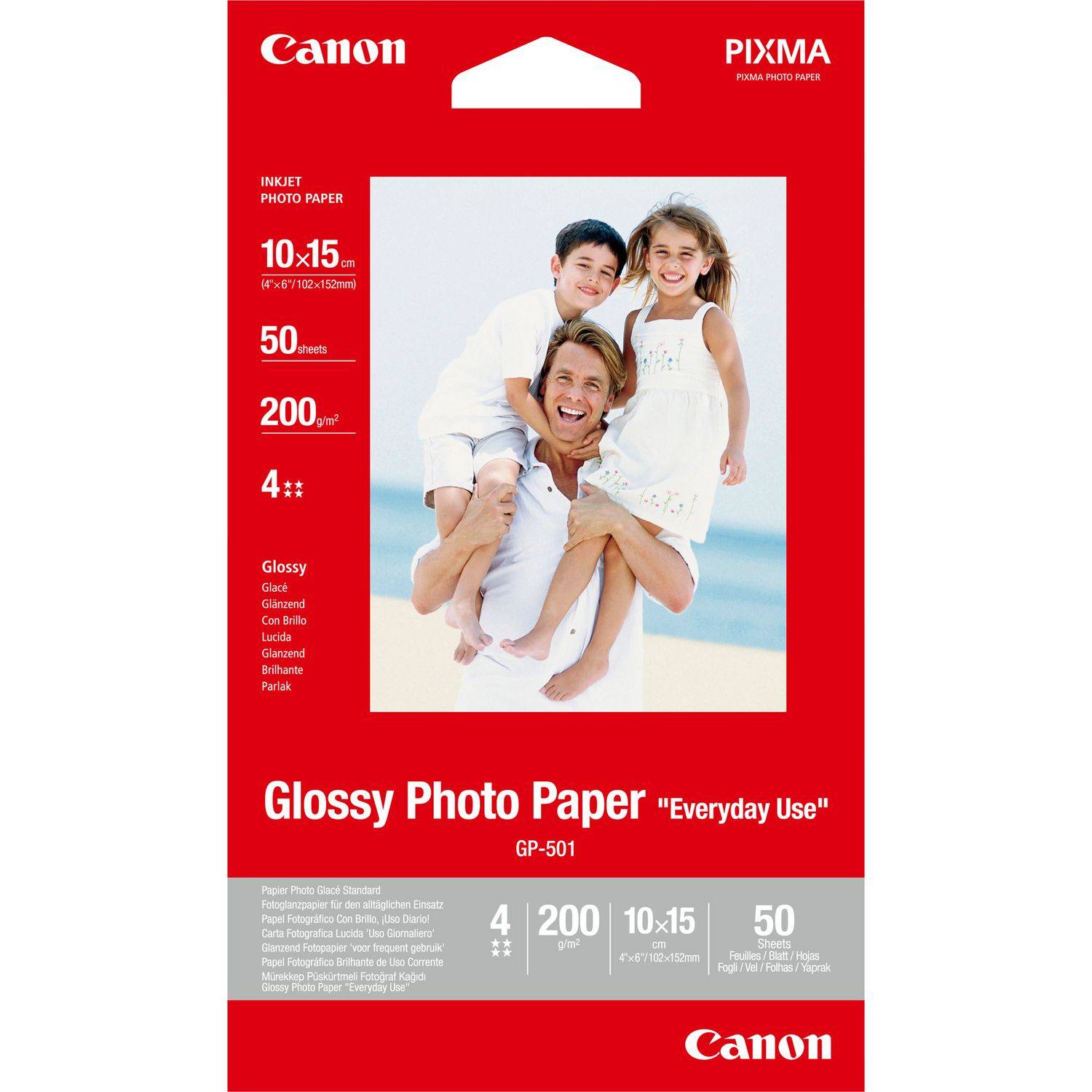 Canon GP-501 - Lucida - bianca - 100 x 150 mm-1
