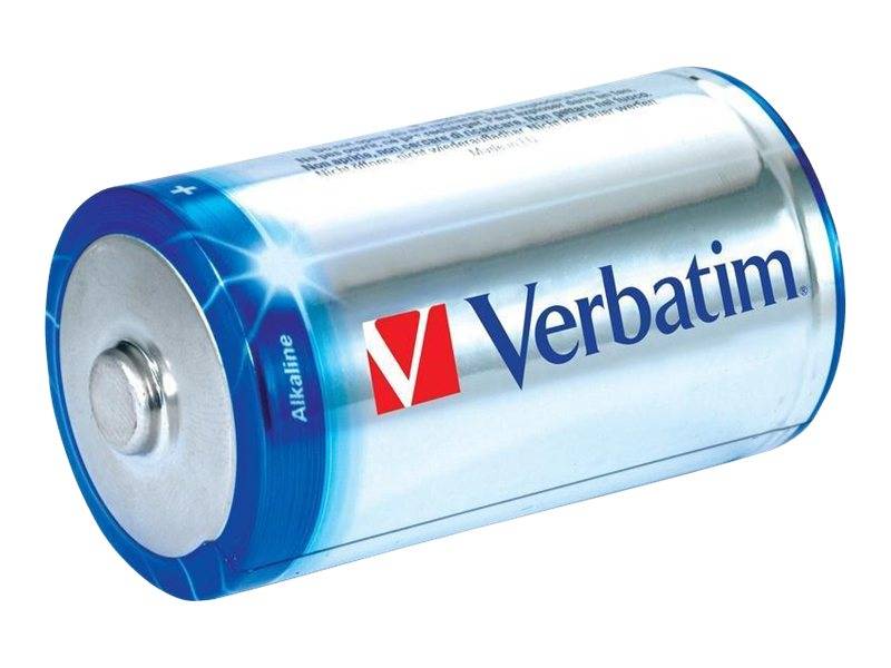 Verbatim - Batterie 2 x C Typ Alkalisch (49922)-0