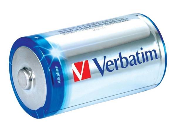 Verbatim - Batterie 2 x C Typ Alkalisch (49922)