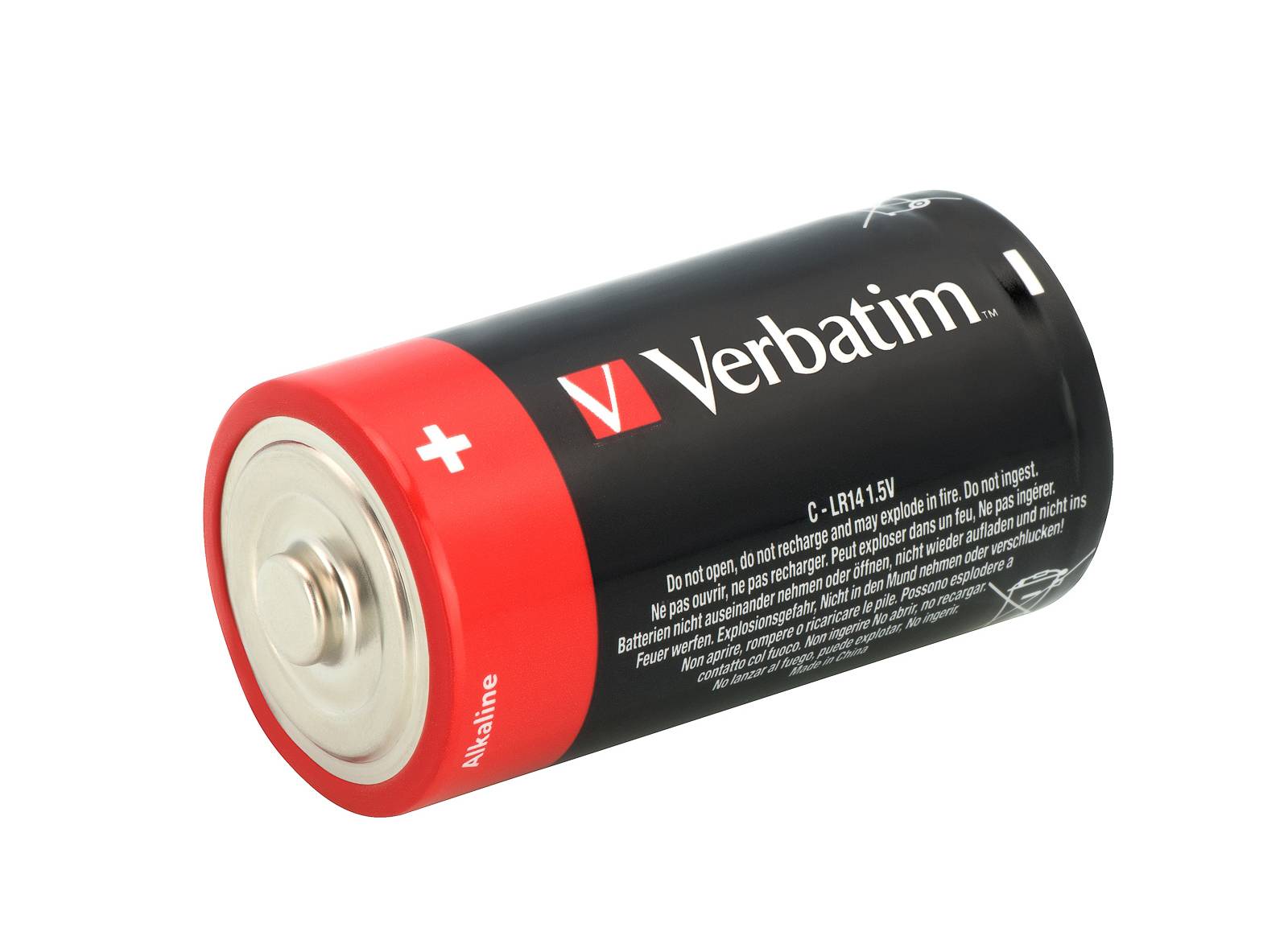Verbatim - Batterie 2 x C Typ Alkalisch (49922)-2