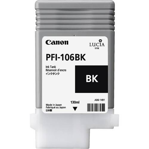Canon PFI-106 BK cartuccia d'inchiostro 1 pz Originale Nero per foto-1