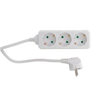 REV Tischsteckdose 3-fach 1,4 m weiß (512342555)-1