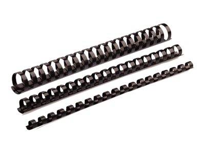 Dorsi plastici FELLOWES nero ad anello ovale 51 mm - 401-450 fogli conf.50 - 5350502-0