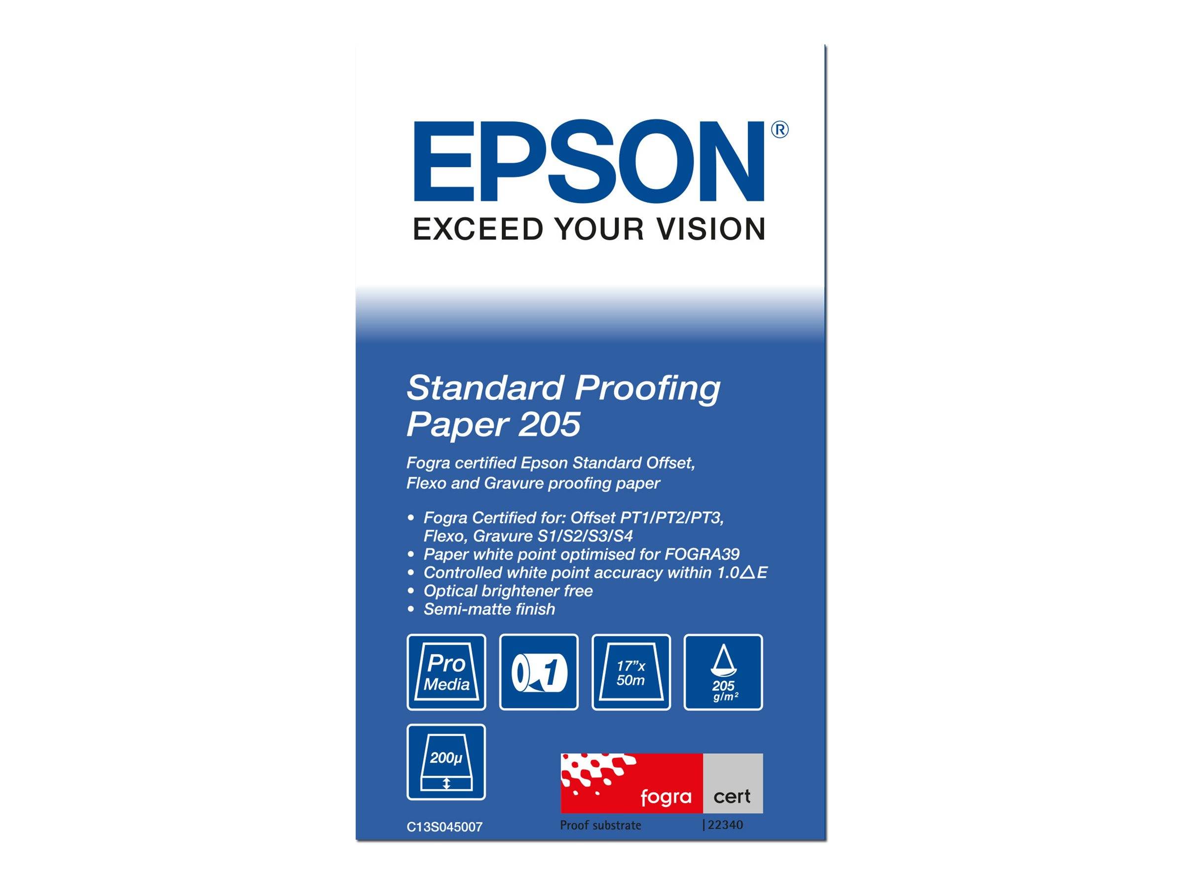 S045007 STD PROOF.PAPER 43,18CMX50M-0