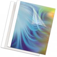 Fellowes 5391202 pellicola per plastificatrice A4 100 pz (Fellowes Standing Thermal Cover White 8mm Pack) [5391202]-2