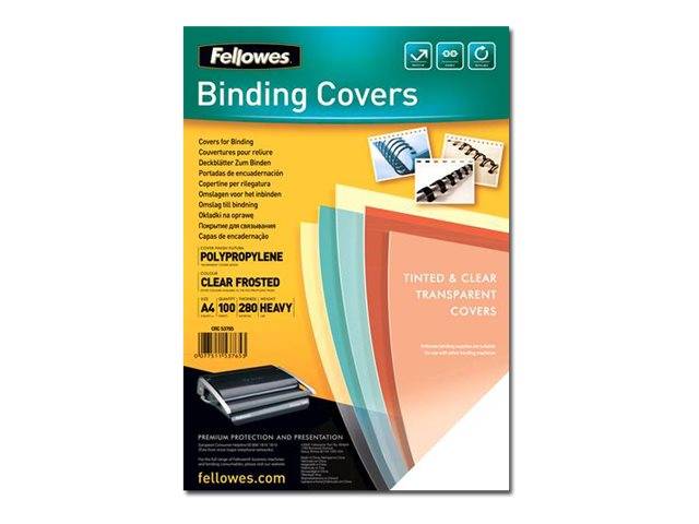 Fellowes - Taschen für Laminierung - 100 x klar, Frosted - durchsichtig - A4 (210 x 297 mm) - für Fellowes Galaxy 500, G-0
