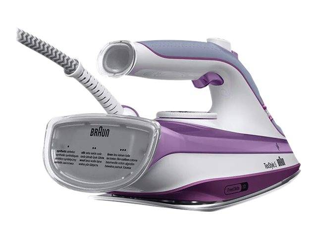 Braun Household Braun TexStyle 5 SI 5037 VI Dampfbügeleisen-Bügeleisen mit FreeGlide 3D Bügelsohle, Vertikaldampf, 2700-2