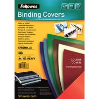Fellowes Chromo - Bindemappe - A4 (210 x 297 mm) - Rot - 250 g/m2 - 100 Stck. - für Fellowes Galaxy 500, Galaxy Wire, Pu-2