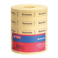 herlitz Wertmarken neutral/791830, farblich sortiert, Wertmarke, Inh. 5x1.000-3