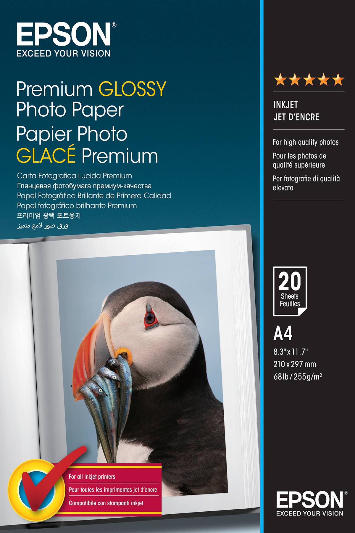 Epson Premium Glossy Photo Paper - A4 - 20 Fogli-3