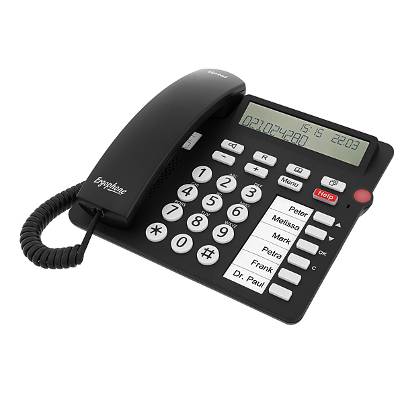 TipTel Tiptel Ergophone 1300 - Telefon mit Schnur mit Telefono a filo per anziani Segnalazione ottica di chiamata Displa-1
