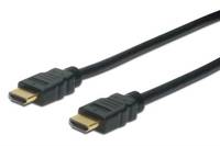 DIGITUS - HDMI mit Ethernetkabel - HDMI (M) bis HDMI (M) - 5 m - Dreifachisolierung - Schwarz-2