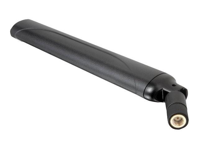 Delock LTE Antenne RP-SMA Stecker -0,9 - 2,3 dBi omnidirektional mit Kippgelenk schwarz (88428)-0