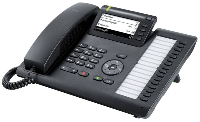 Unify OpenScape CP400 telefono IP Nero (OPENSCAPE DESKPHONE CP400)-1