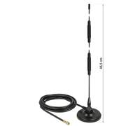 Delock GSM Antenne SMA Stecker 7 dBi starr omnidirektional mit magnetischem Standfuß und Anschlusskabel RG-58 3 m outdoo-2