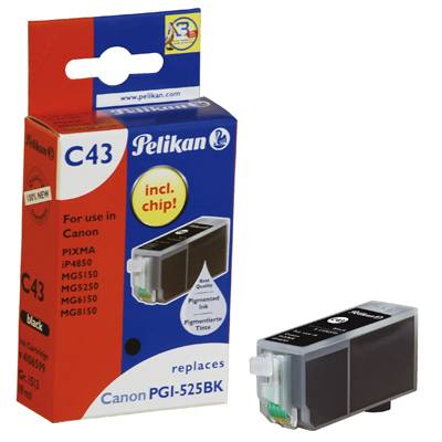Pelikan C43 Inchiostro a base di pigmento 1 pz Black pigment 19ml 4106599-2