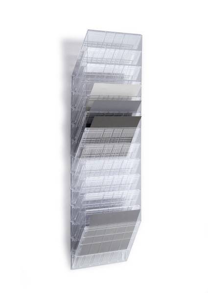 DURABLE Prospektspender FLEXIBOXX 12 A4 quer 1 SET 1709781400-1
